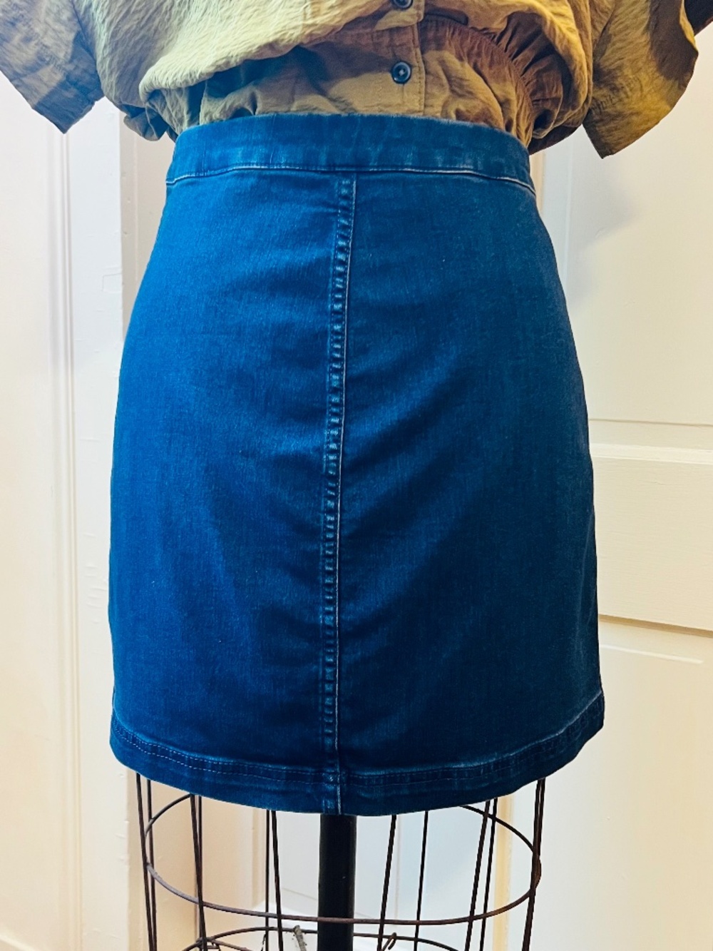Denim Mini Skirt